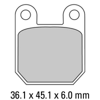 FERODO Disc Pad Set - FRP405 SG Sinter Grip SG Compound - Road, Off-Road or Competition