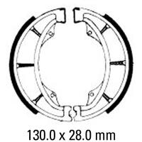 Ferodo Brake Shoe Set (Eco-Friction) - FSB721