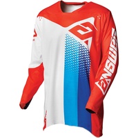 Answer 2021 'Pace Elite' Jersey - White/Red/Hyper Blue