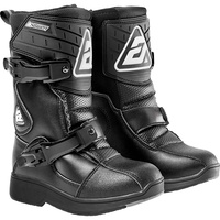 Answer 2021 Youth 'Pee Wee' MX Boots - Black/Black