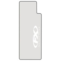 Factory Effex Graphics - Upper Fork Clear With White Fx Logo