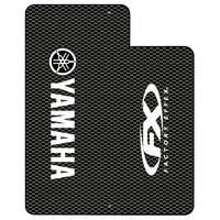 Factory Effex Graphics - Upper Fork Yamaha Carbon With White Yamaha Logo