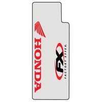 Factory Effex Graphics - Upper Fork Honda Clear With Red Honda Logo