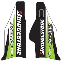 Factory Effex Graphics - Fork Guards Kawasaki Kx125-500 94-03 Sponsor Logo