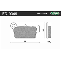 Newfren Brake Pads - Off
