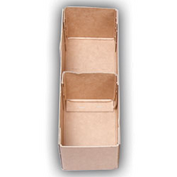 Parts Box H/Duty 12x4x4 (2 Compartments)