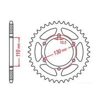Sprocket Rear MTX 486 46T #520
