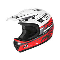 M2R MX2 PC-1F District Youth Helmet Red