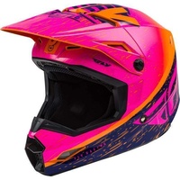 Fly Racing Kinetic K120 Helmet Orange Pink Black
