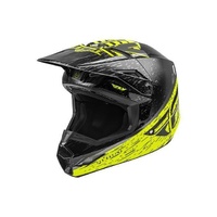 Fly Racing Kinetic K120 Helmet Hi-Vis Grey Black