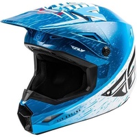 Fly Racing Kinetic K120 Helmet Blue White Red