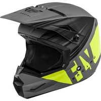 Fly Racing Kinetic K220 Helmet Mt. Hi-Vis Grey Black