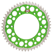 Renthal Twinring Kawasaki Green Grooved Dirt Rear Sprocket