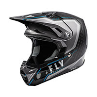 Formula Carbon Helmet Axon Blk Gry Blu/Yl