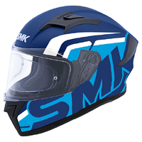 SMK 'Stellar Stage' Road Helmet - M.Blu/Blu/Wht