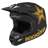 Kinetic 'Rockstar' MX Helmet - Blk/Gld