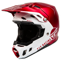 Formula CC 'Centrum' MX Helmet - Metallic Red/White