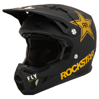 Formula CC 'Rockstar' MX Helmet - Mt.Black/Gold