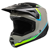 Kinetic 'Vision' MX Helmet - Gry/Blk