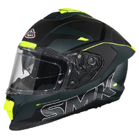 SMK 'Titan Firefly' Road Helmet - M.Blk/Grn/Yel [Size: 2XL]