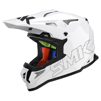 SMK 'Allterra' MX Helmet - White