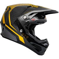 Formula Carbon 'Tracer' Helmet - Gld/Blk