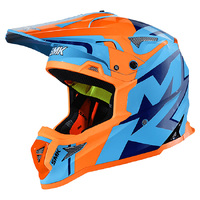 SMK 'Allterra' MX Helmet - X-Power Blu/Blu/Org