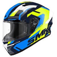 SMK 'Stellar K-Power' Road Helmet - Blk/Yel/Blu