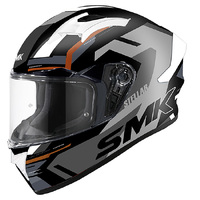 SMK 'Stellar K-Power' Road Helmet - Blk/Gry/Org