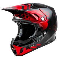 Formula CC 'Tektonic' MX Helmet - Blk/Red/Org