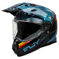 Trekker 'Kryptek Conceal' MX Helmet - Slate/Blk/Red