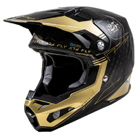 Formula S Carbon 'Legacy' MX Helmet - Blk/Gld