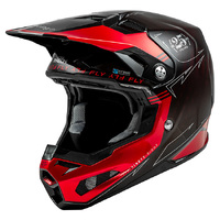 Formula S Carbon 'Legacy' MX Helmet - Red Carbon/Blk