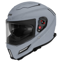 SMK 'Agnar' Full-Face Helmet - Grey [Size: S]