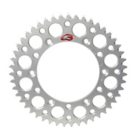 Renthal Kawasaki Silver Ultralight Grooved Dirt Rear Sprocket
