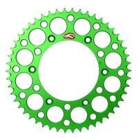 Renthal Kawasaki Green Ultralight Grooved Dirt Rear Sprocket