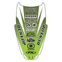 Factory Effex Graphics - Rear Fender Kawasaki Kx250F 04-05