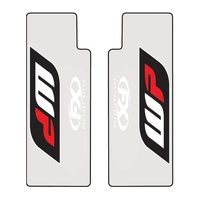 Factory Effex Graphics - Upper Fork Universal Clear With Wp Suspension Logo