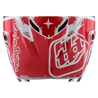 Troy Lee Designs 20 SE4 Poly Visor Factory White/Blue