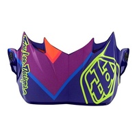 Troy Lee Designs 20 SE4 Poly Visor Beta Yellow/Purple