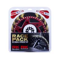 RK Race Chain & Spr. Kit (Pro) - Gold/Red - 13/50 CRF250R ('04-17)