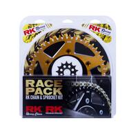 RK Race Chain & Spr. Kit (Pro) - Gold/Gold - 13/49 RM-Z450 ('13-19)