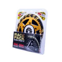 RK Race Chain & Spr. Kit (Pro) - Gold/Gold - 13/50 RM-Z450 ('13-19)