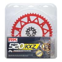 RK Chain & Sprocket Kit - Lite - Red - 13/49 CRF250R ('18-21)