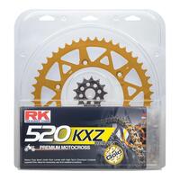 RK Chain & Sprocket Kit - Lite - Gold - 13/49 RMZ250 ('13-21)