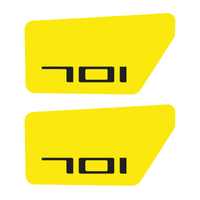 Husqvarna Yellow Rim Sticker