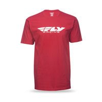 Fly Casual Corporate Logo Tee Red