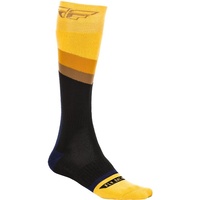 Fly Socks MX Thick Yellow/DK Grey/Black