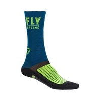 Fly Socks Factory Rider Navy/Hi-Vis/Blk/