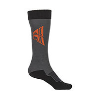 Fly Socks Mx Thick Gry Blk Org